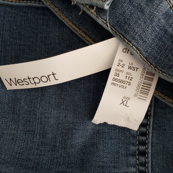 Denim jacket, coat,  size XL NWT - Picture 7 of 8